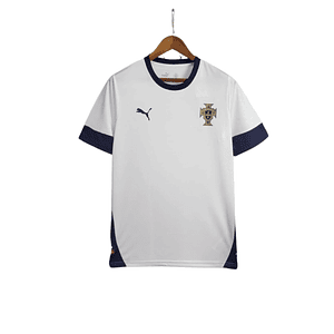 Camisola Aquecimento Branca Portugal 2025 