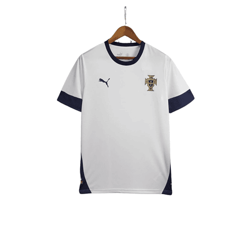 Camisola Aquecimento Branca Portugal 2025 