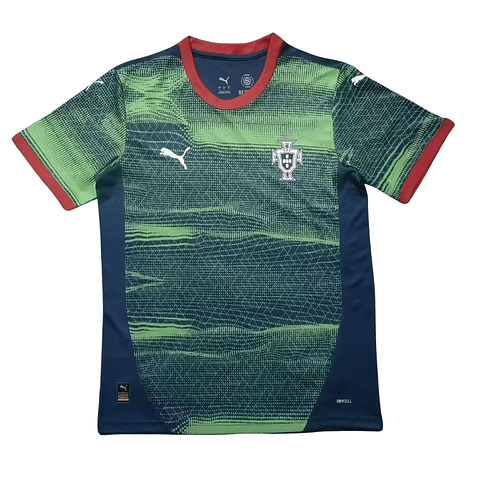 Camisola Aquecimento Verde Portugal 2025 