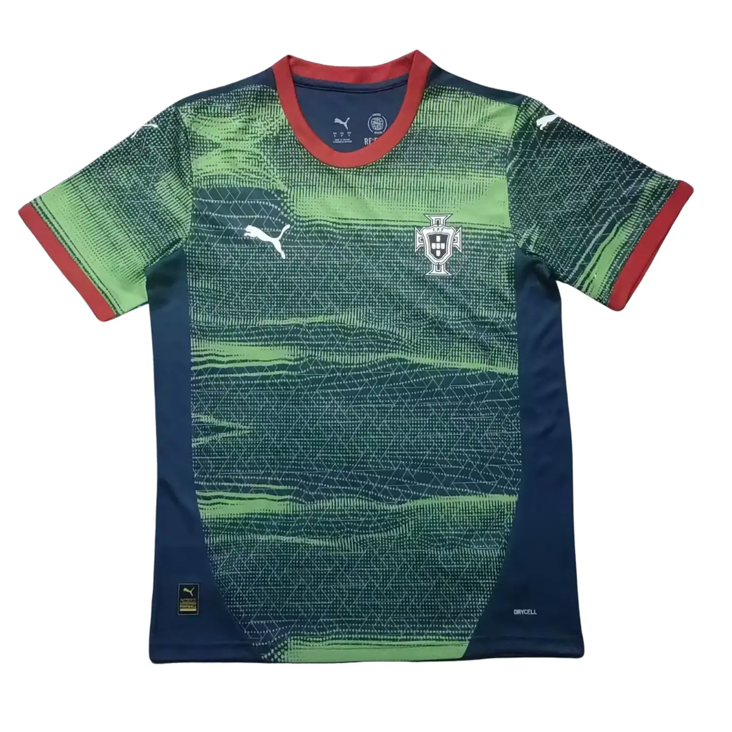 Camisola Aquecimento Verde Portugal 2025  1