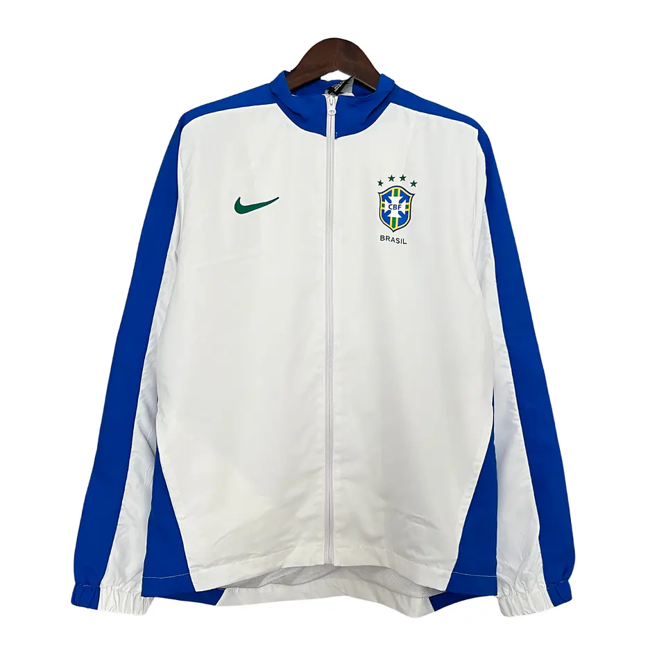 Corta-Vento Brasil Branco 2025  1