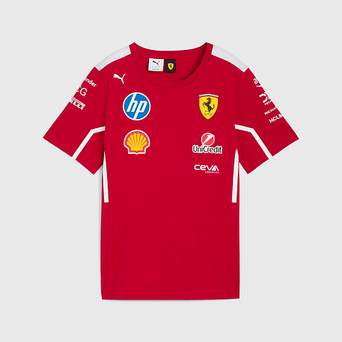 T-Shirt Equipa Ferrari 2025