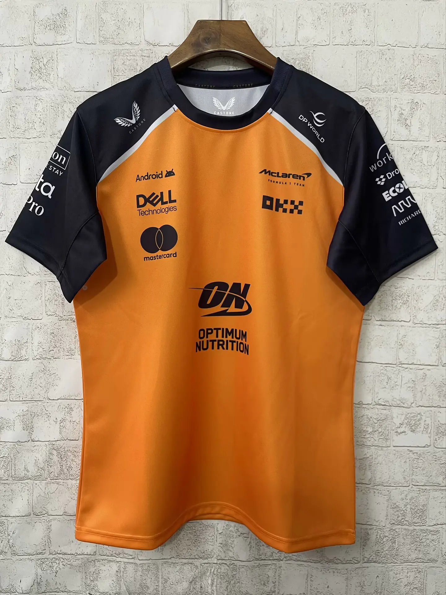 T-Shirt Equipa McLaren 2025 - Laranja 3
