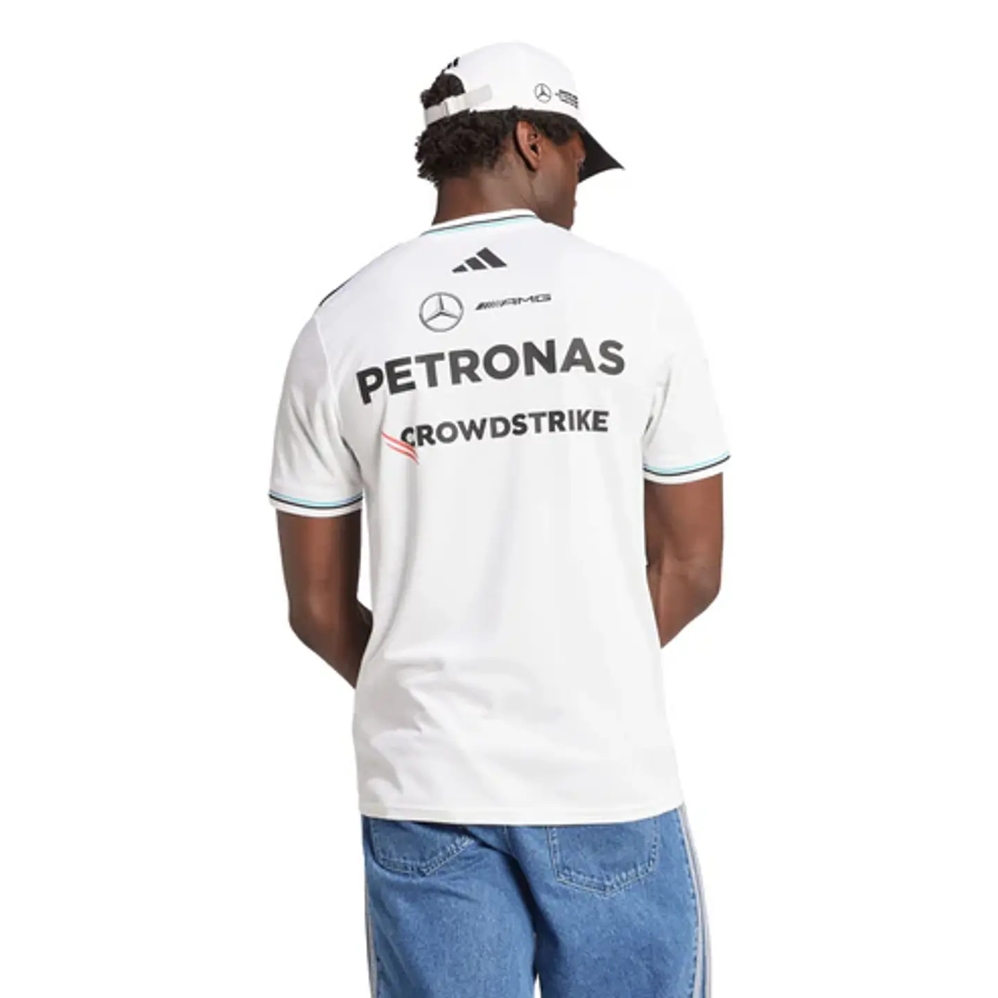 T-Shirt Equipa Mercedes 2025 - Branco 2