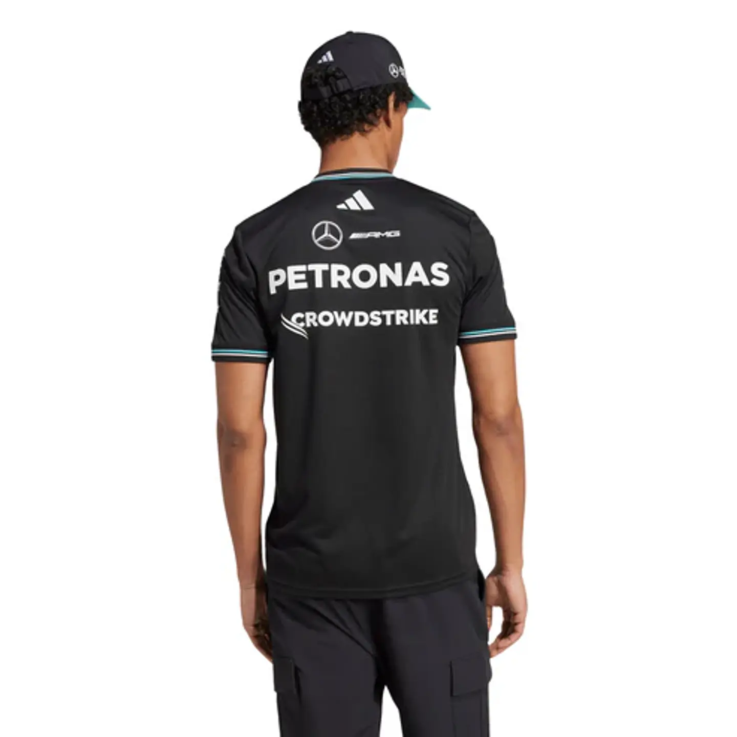 T-Shirt Equipa Mercedes 2025 - Preto 2