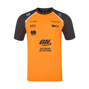 T-Shirt Equipa McLaren 2025 - Laranja
