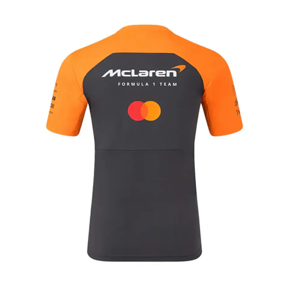 T-Shirt Equipa McLaren 2025 - Preta 2