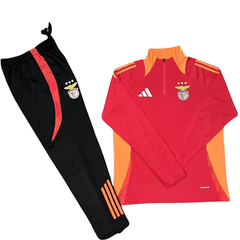 Conjunto Equipamento de Treino Benfica 2024/2025 - Vermelho