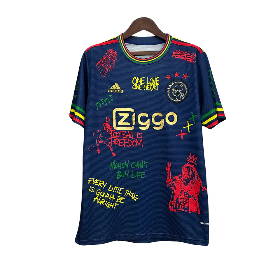 Camisola Ajax Bob Marley 24/25 - Azul 1