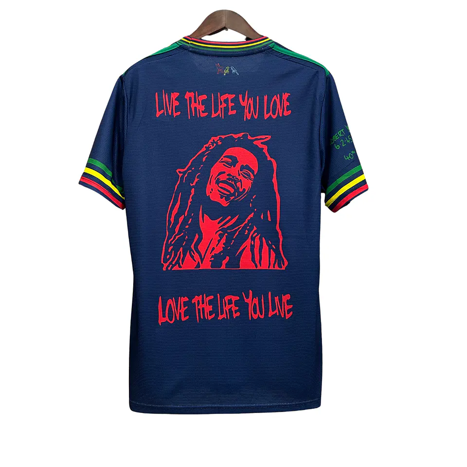 Camisola Ajax Bob Marley 24/25 - Azul 2