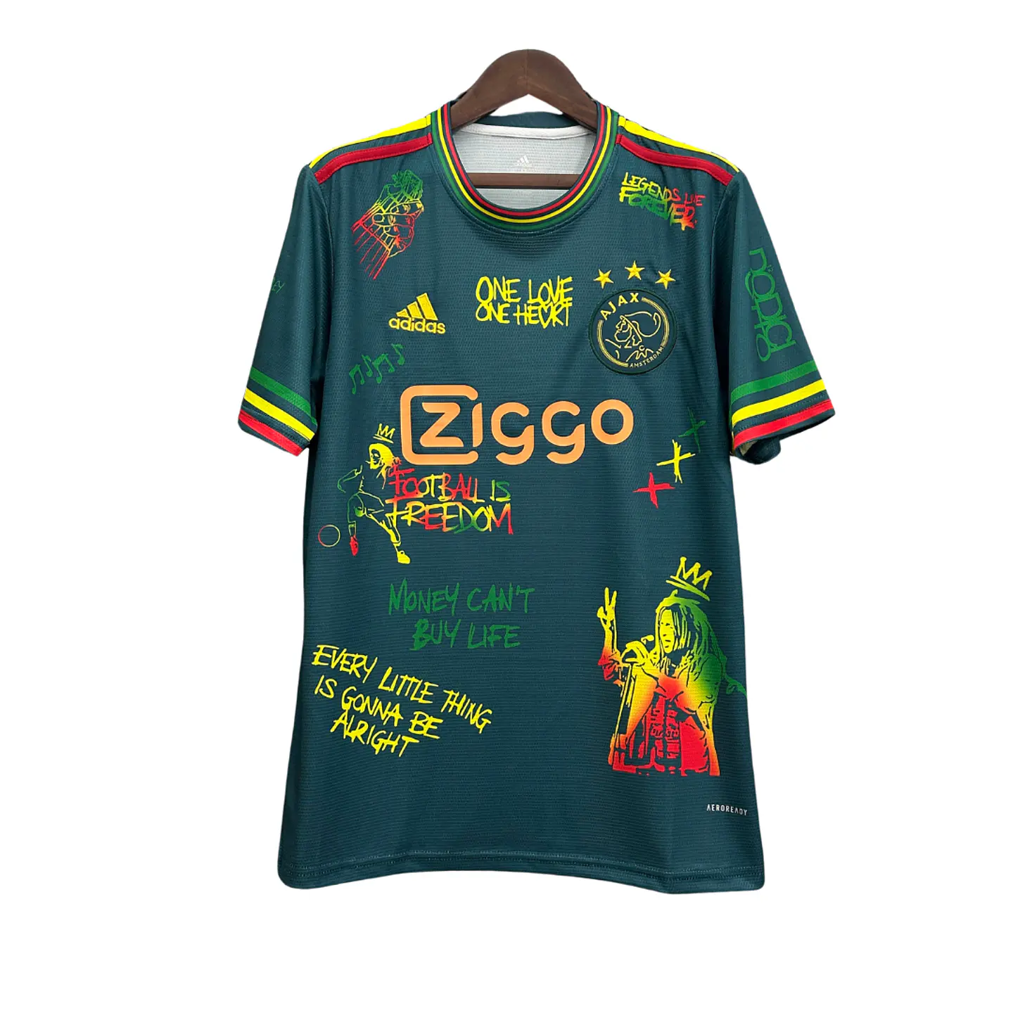 Camisola Ajax Bob Marley 24/25 - Verde 1
