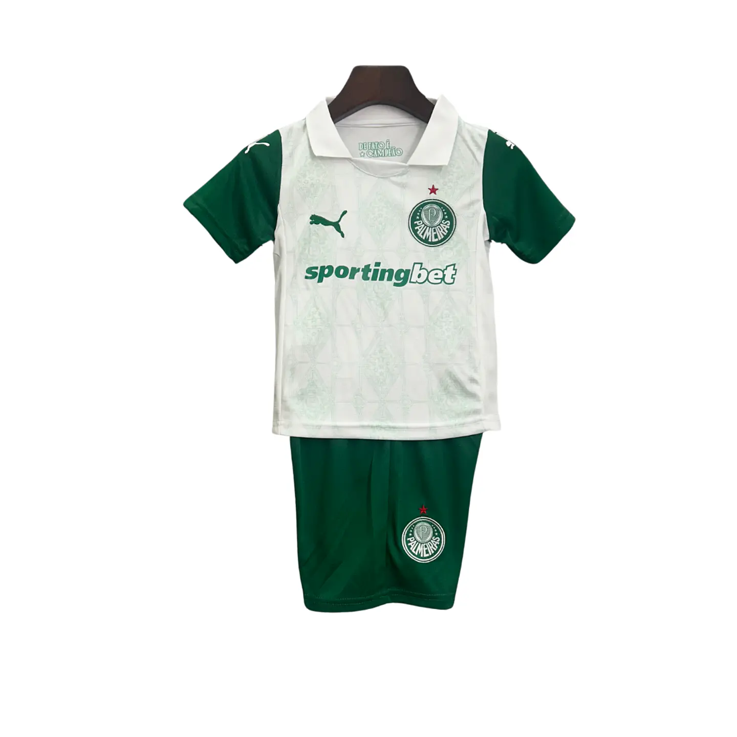 Conjunto Palmeiras Alternativo Equipamento 25/26 Criança  1