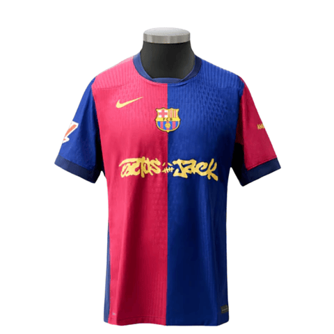 Camisola Barcelona Primeiro Equipamento 24/25 X Travis Scott - Versão Jogador