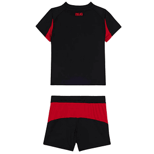 Conjunto AC Milan Equipamento Principal 25/26 - Criança
