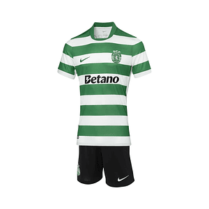 Conjunto Sporting CP Principal Equipamento 2025-2026 Criança
