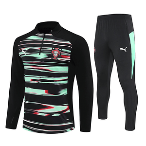 Conjunto de Treino Portugal 2025 - Preto