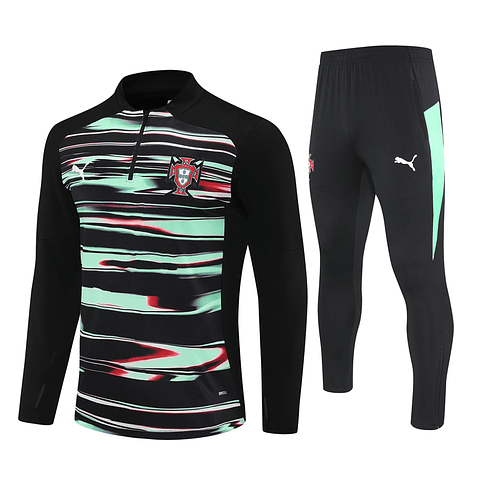 Conjunto de Treino Portugal 2025 - Preto