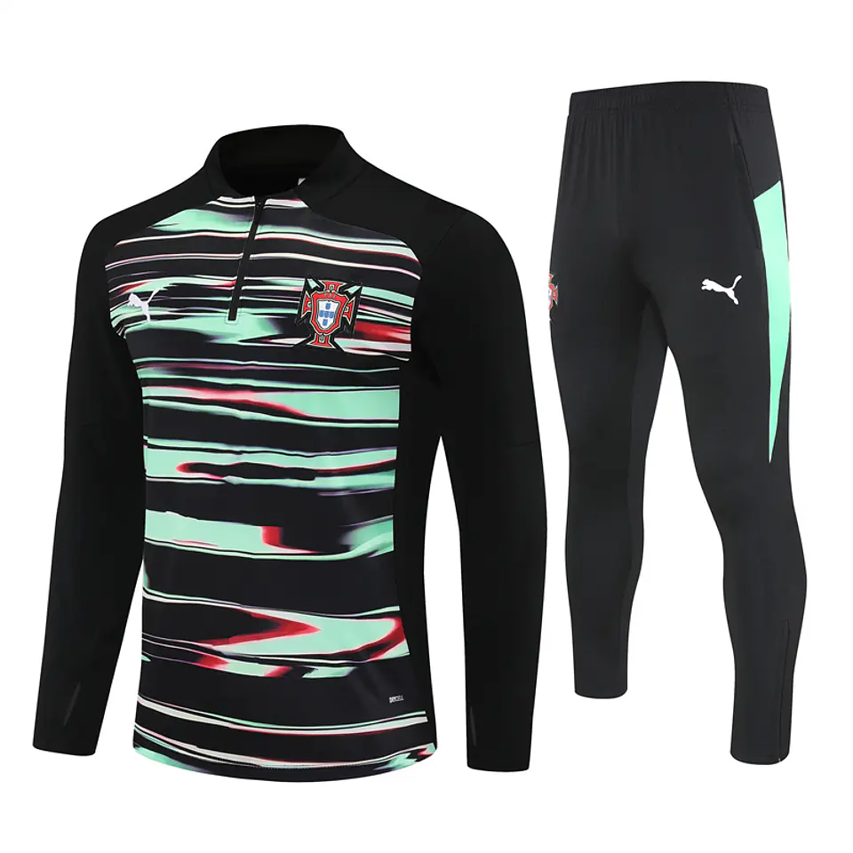 Conjunto de Treino Portugal 2025 - Preto 1
