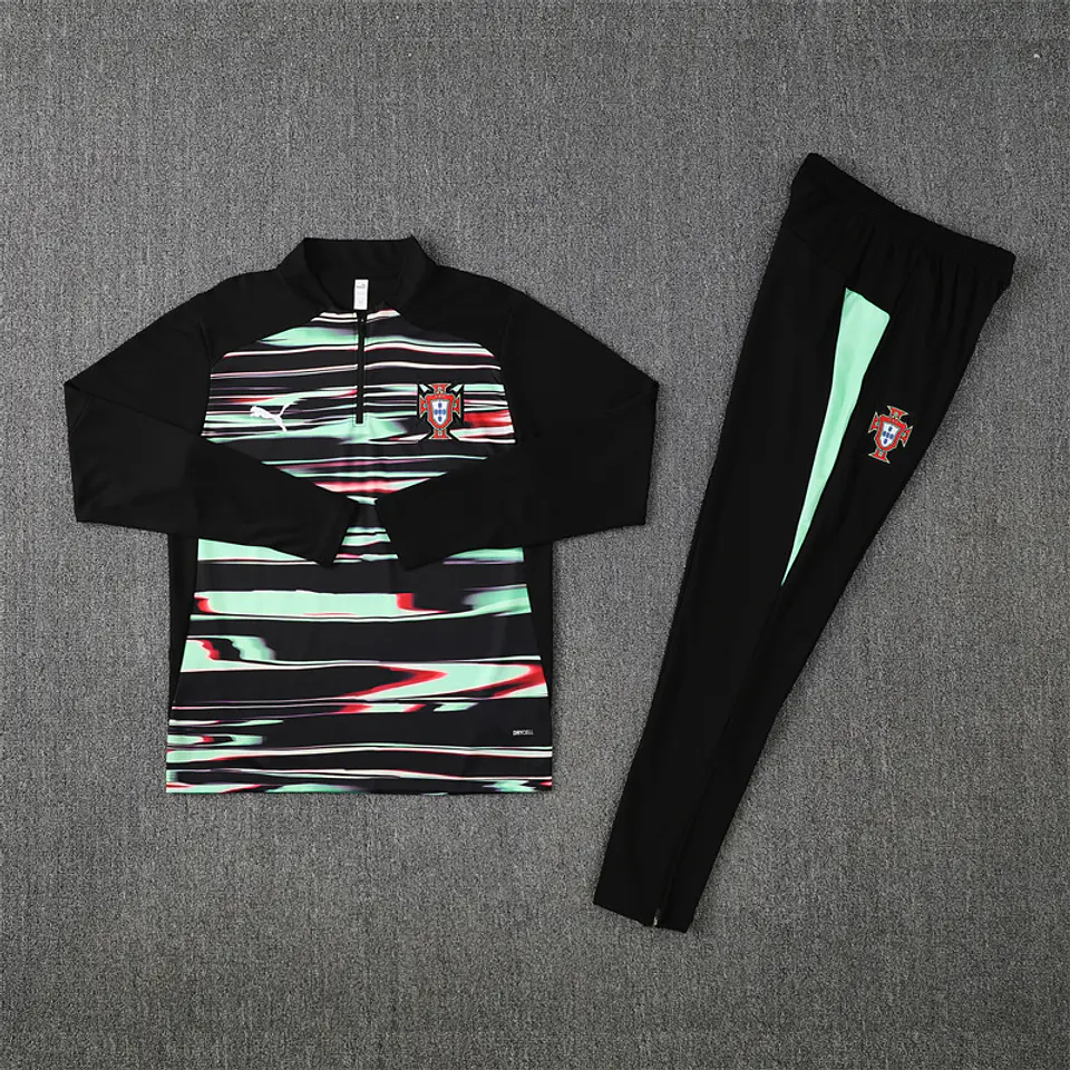 Conjunto de Treino Portugal 2025 - Preto 4