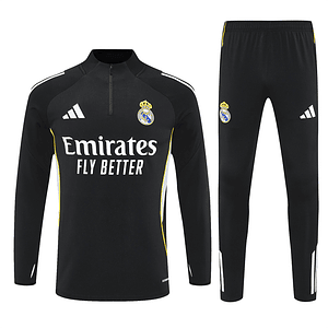 Conjunto Fato de Treino Real Madrid  25/26 - Preto