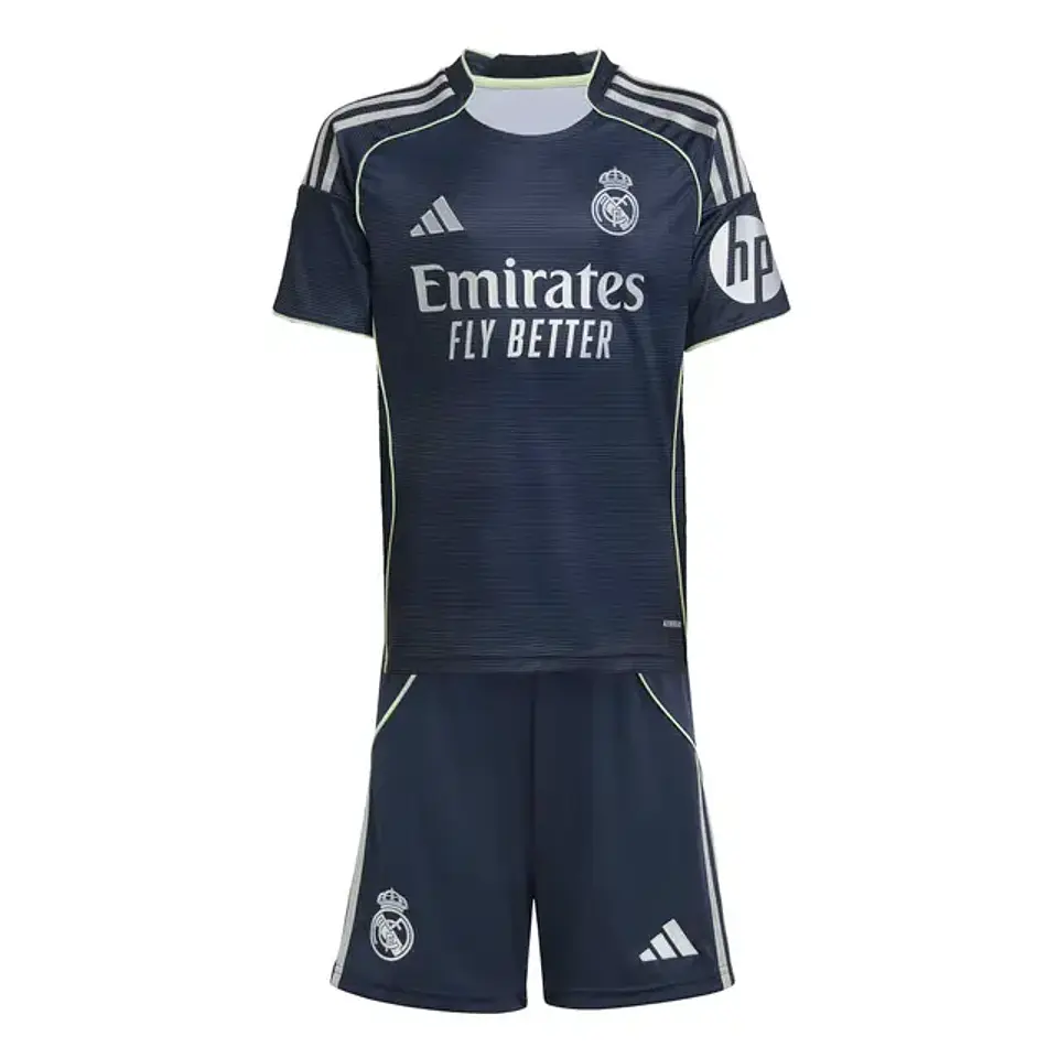 Conjunto Real Madrid Alternativo Equipamento 2025-2026 Criança 1
