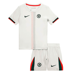 Conjunto Chelsea Alternativo Equipamento 2025-2026 Criança