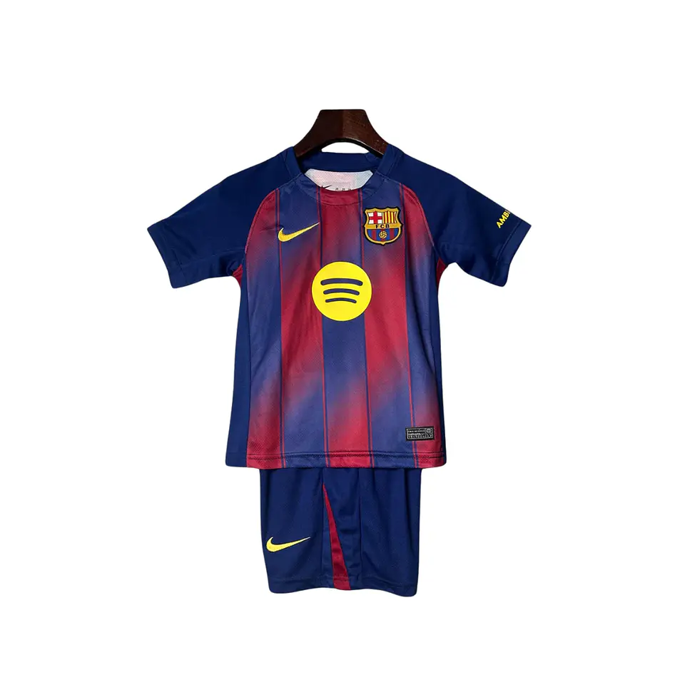 Conjunto Barcelona Primeiro Equipamento 2025-2026 1