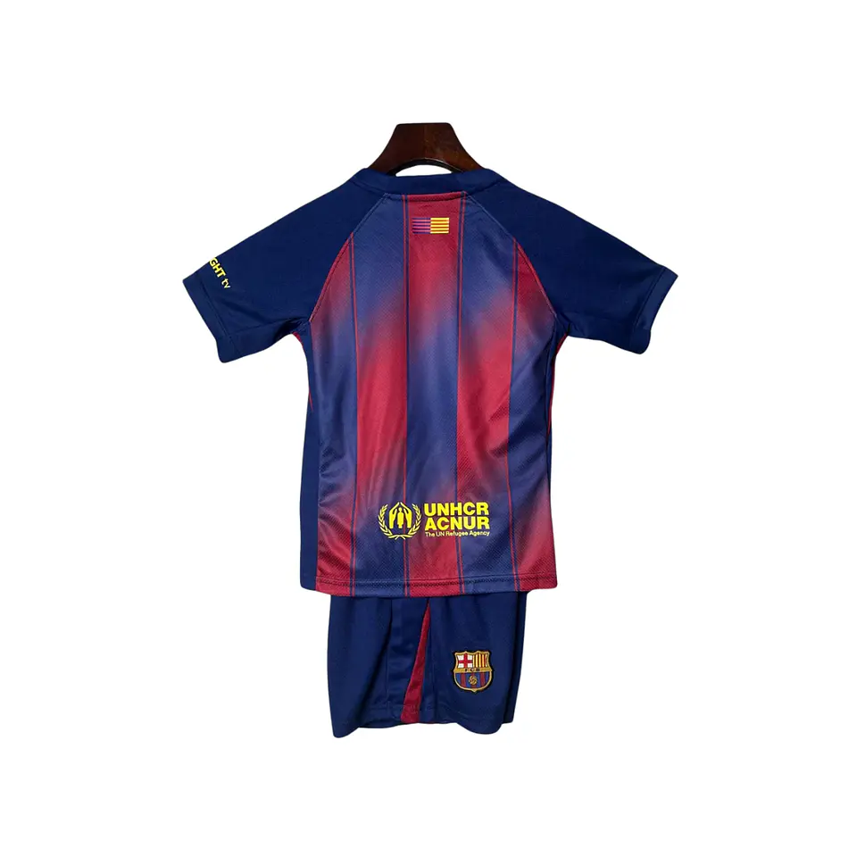 Conjunto Barcelona Primeiro Equipamento 2025-2026 2