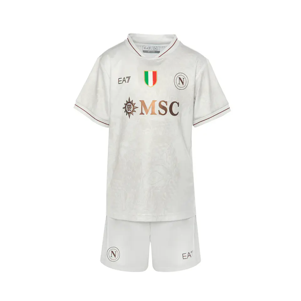 Conjunto Napoli Equipamento Alternativo 25/26 - Criança 1