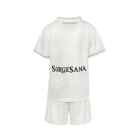 Conjunto Napoli Equipamento Alternativo 25/26 - Criança