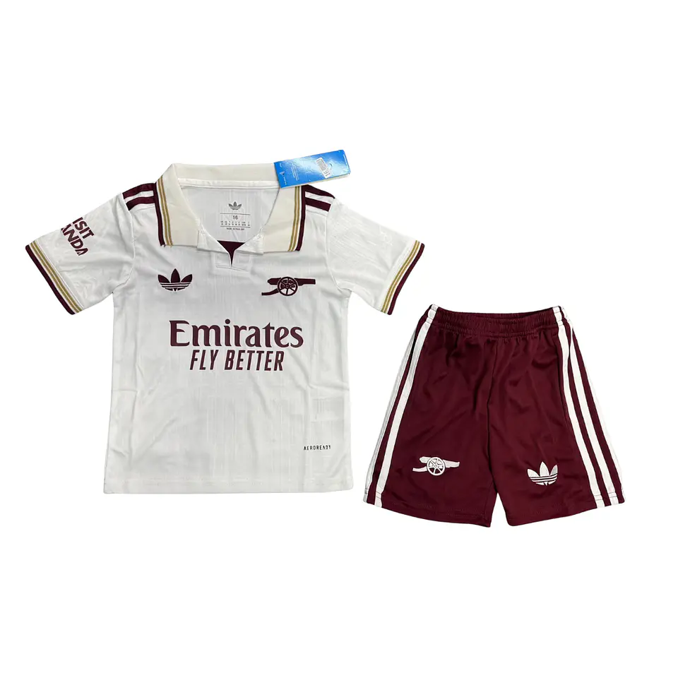 Conjunto Arsenal Terceiro Equipamento 2025-2026 Criança  1