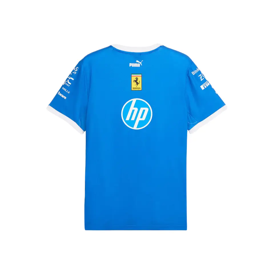 T-Shirt Equipa Ferrari 2025 - Azul 2