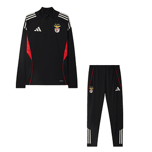 Conjunto Equipamento de Treino Benfica 2025/2026 - Preto