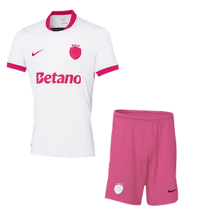 Conjunto Sporting Equipamento Rosa 2025-2026 Criança