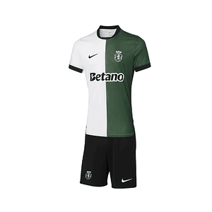 Conjunto Sporting CP Stromp Equipamento 2025-2026 Criança