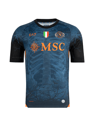 Camisola Napoles Halloween Equipamento Azul 2025-2026