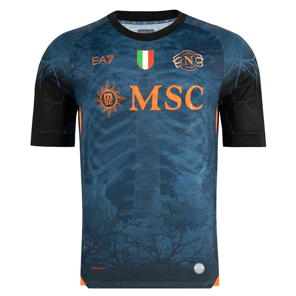 Camisola Napoles Halloween Equipamento Azul 2025-2026 1