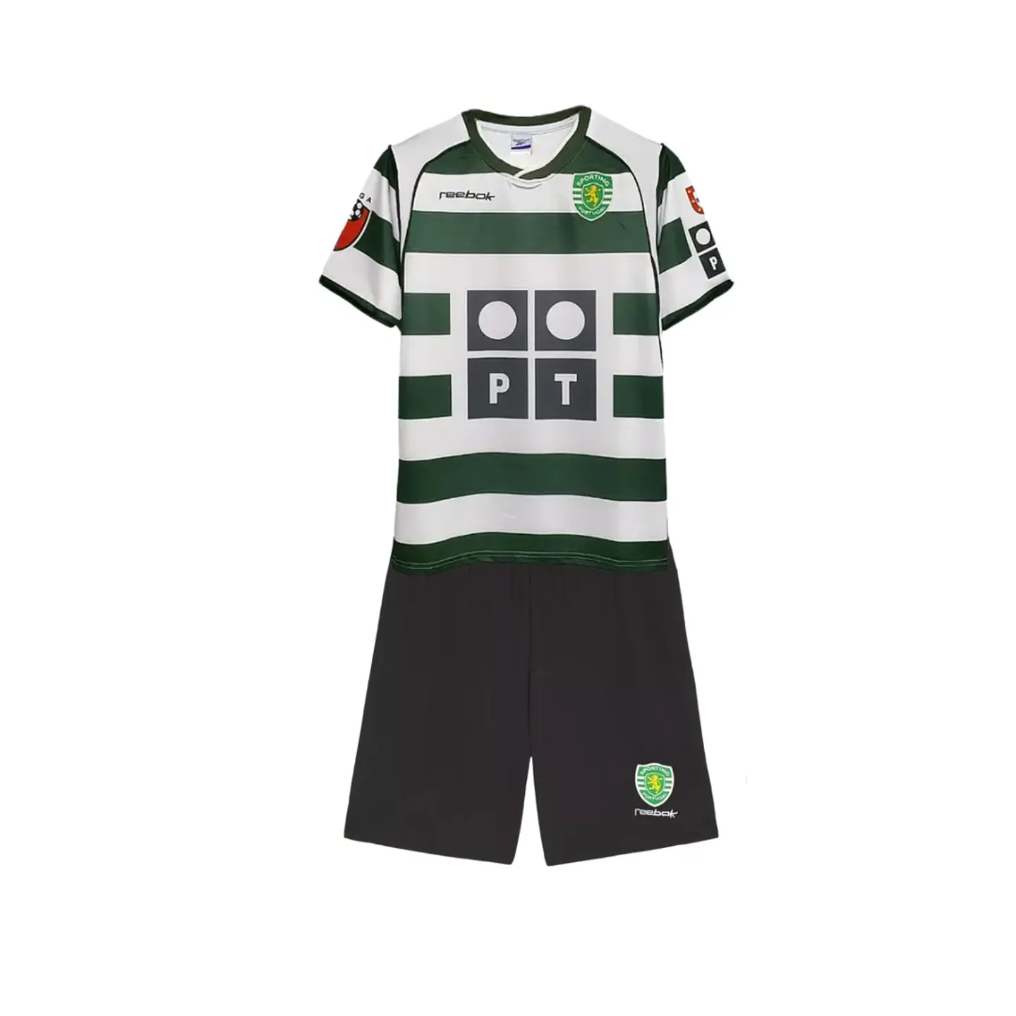 Conjunto Sporting Equipamento Principal 2002-2003 Criança 1