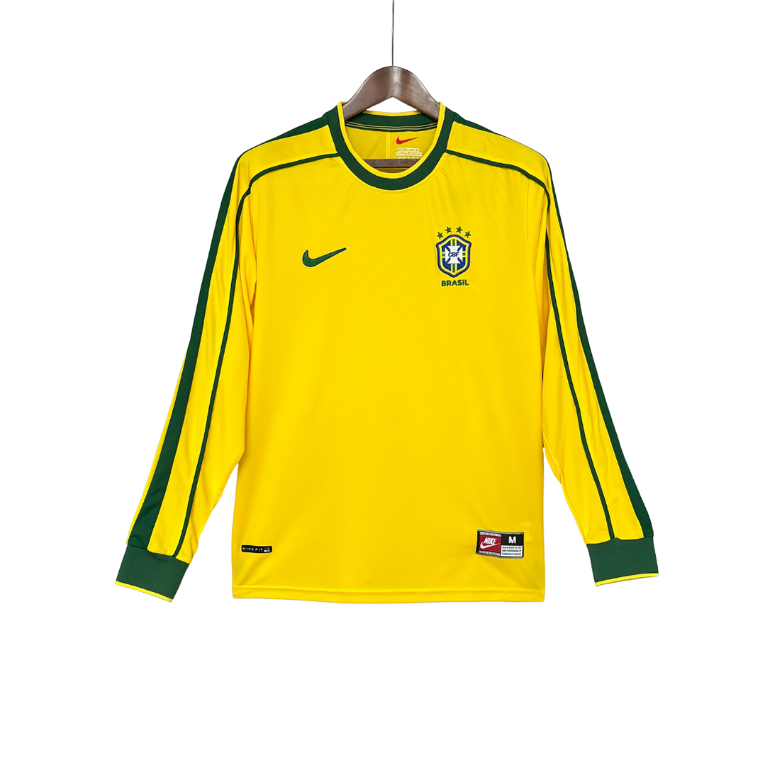 Camisola Brasil 1998 Manga Comprida 1