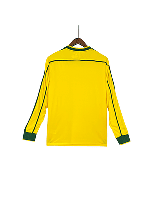 Camisola Brasil 1998 Manga Comprida