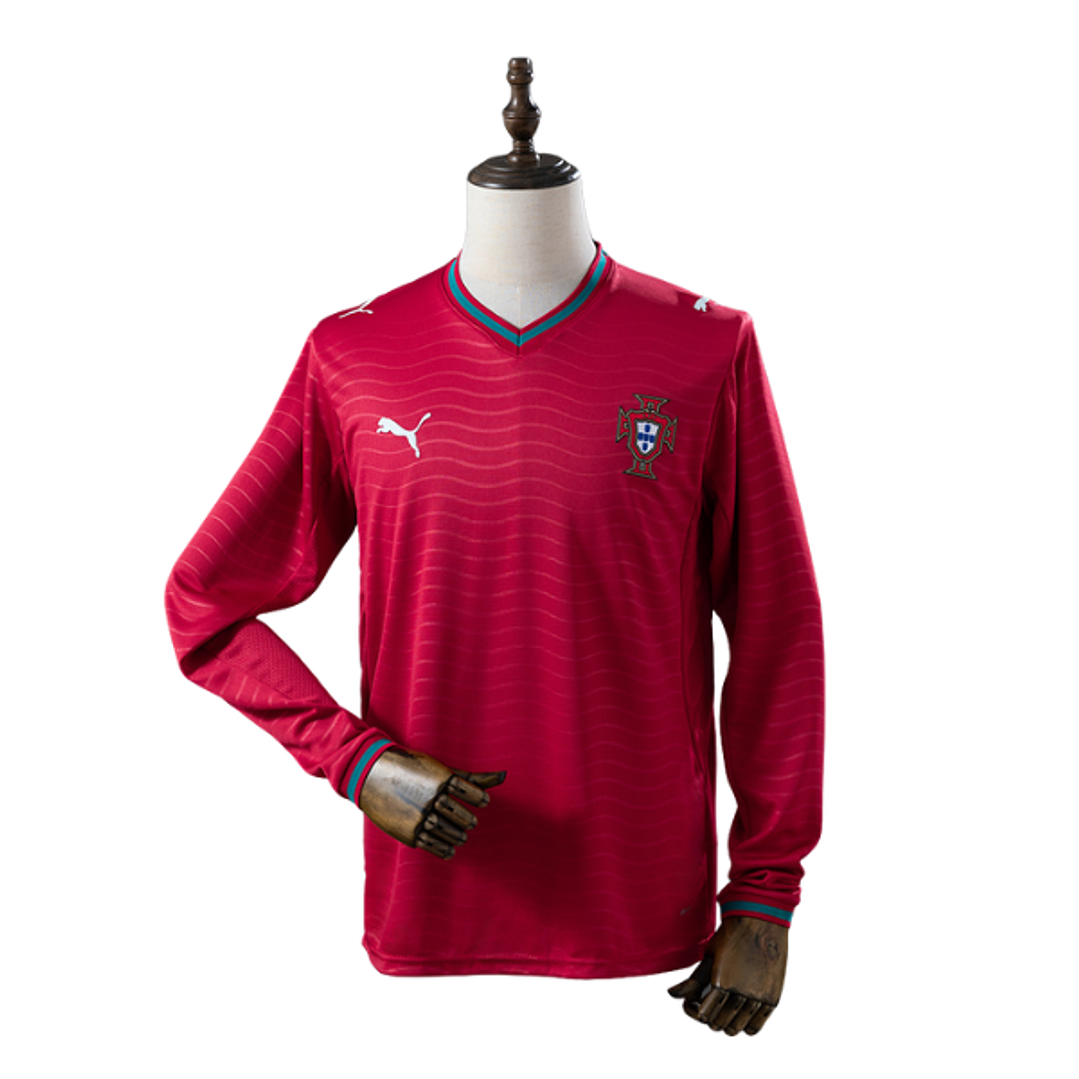 Camisola Portugal Principal 2026 Manga Comprida 1