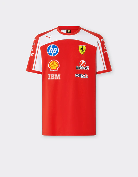 T-Shirt Equipa Ferrari 2026