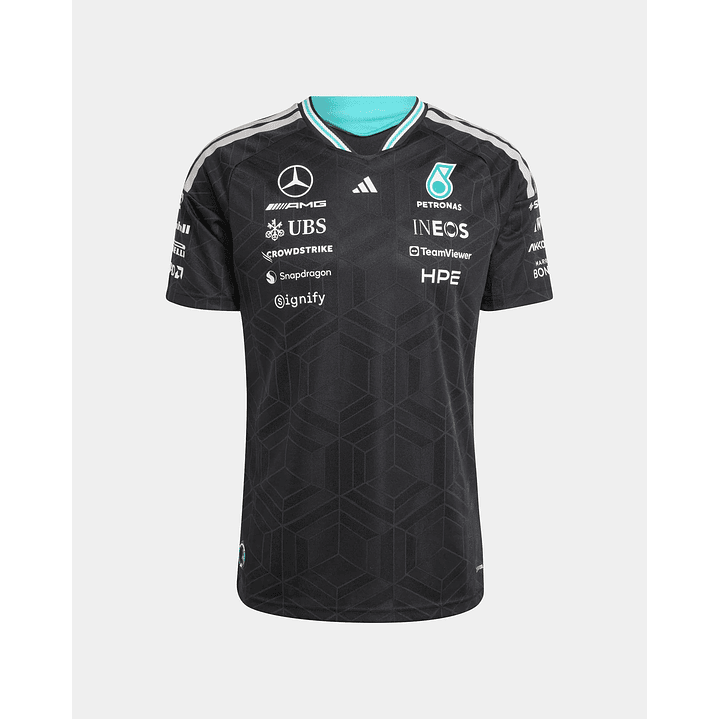 T-Shirt Equipa Mercedes 2026 - Preto  2