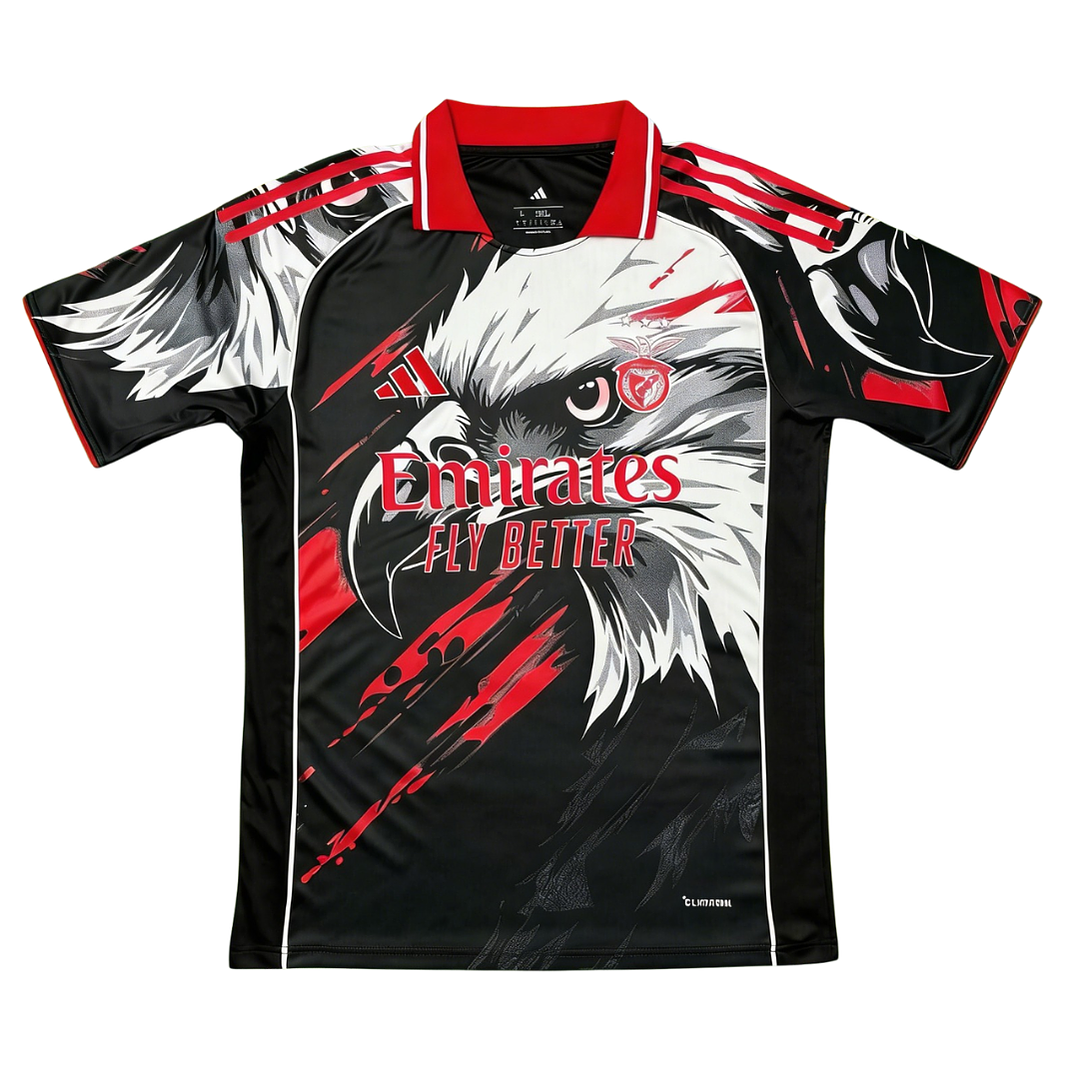 Camisola Benfica Especial Aguia 25/26 - Preto e Branco 1