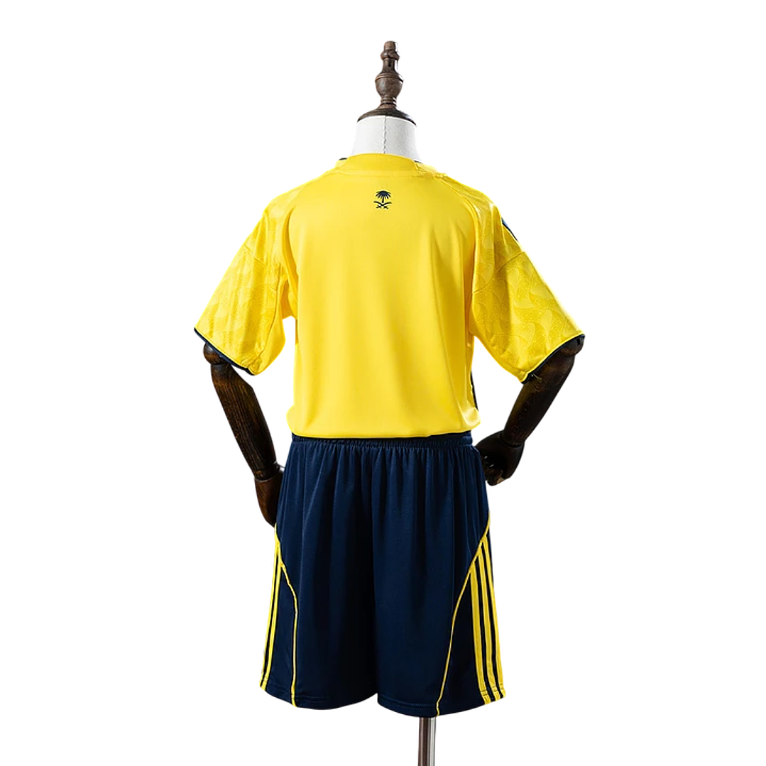 Conjunto Al-Nassr Primeiro Equipamento 2025/2026 Criança 2