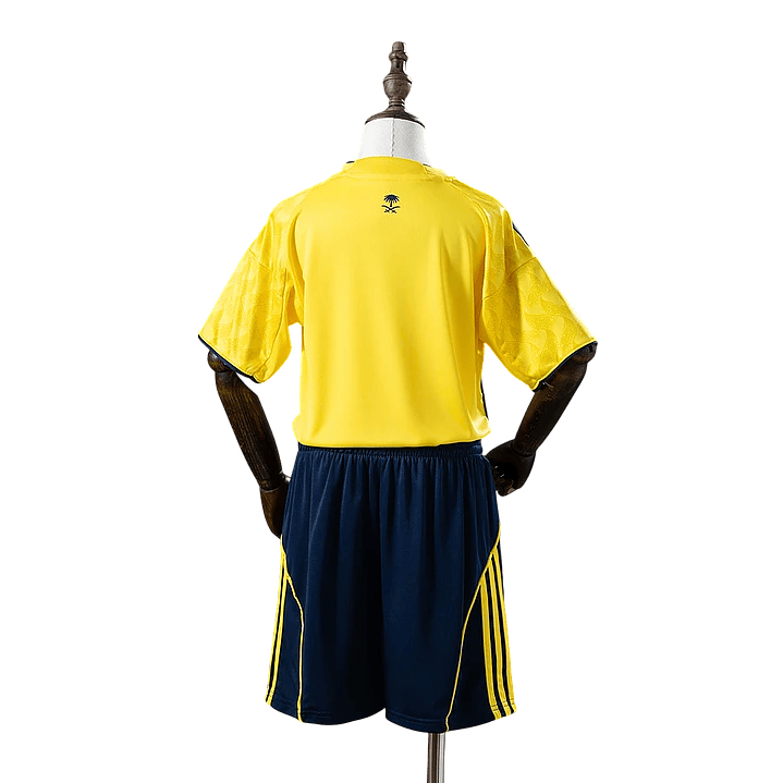 Conjunto Al-Nassr Primeiro Equipamento 2025/2026 Criança 2