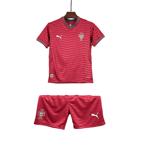 Conjunto Portugal Primeiro Equipamento 2026 Criança  