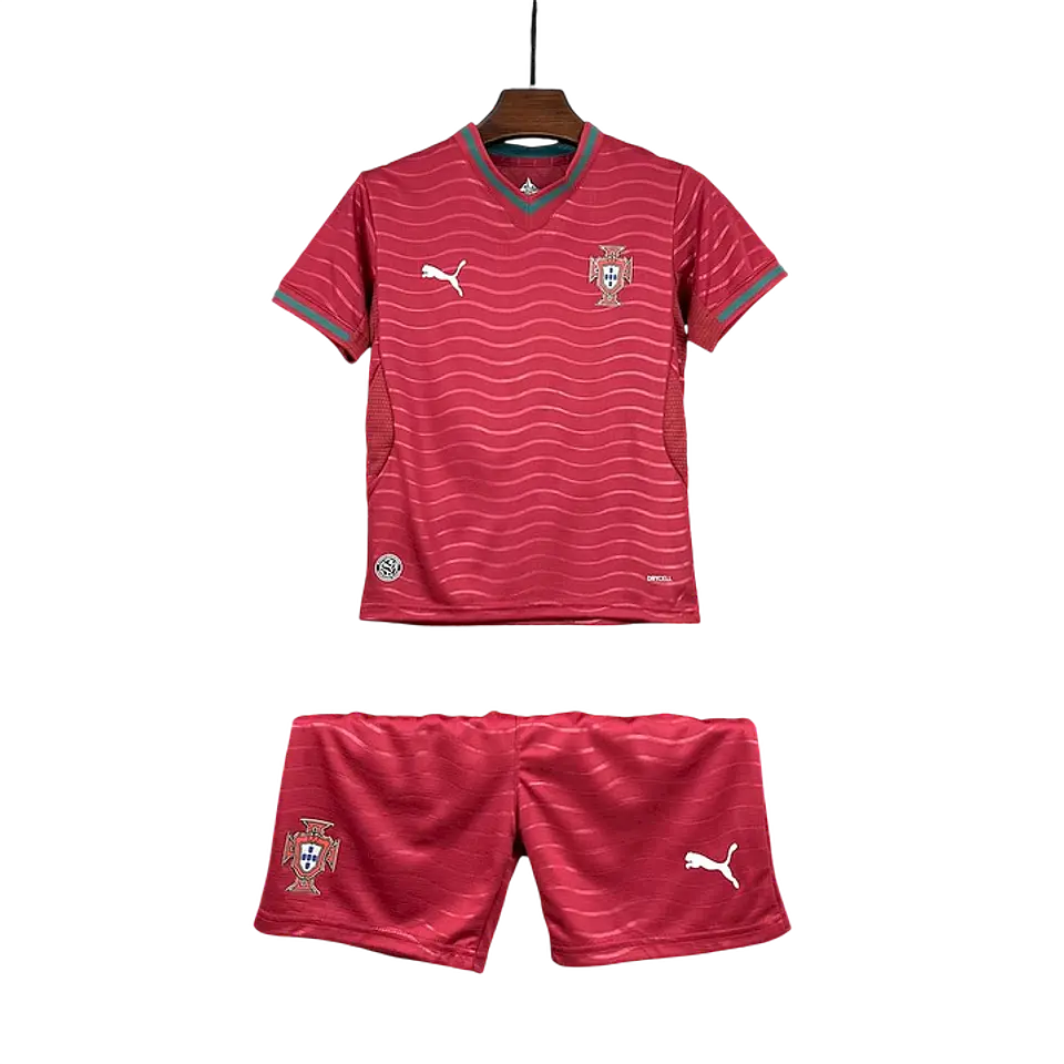 Conjunto Portugal Primeiro Equipamento 2026 Criança   1