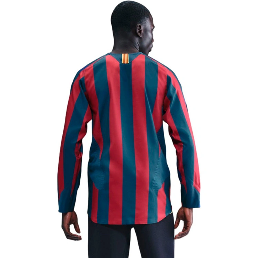 Camisola Principal Barcelona 05/06 Retro - Manga Comprida 2