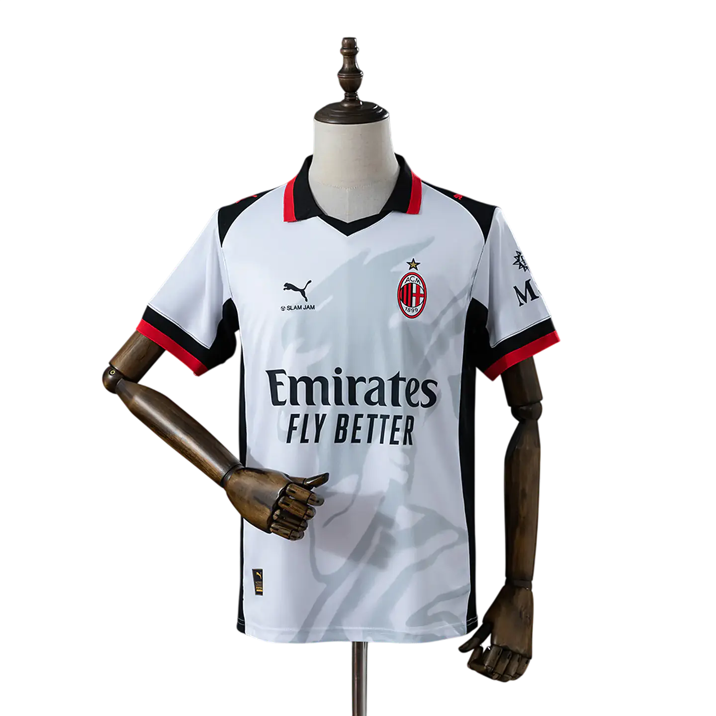 CAMISOLA AC MILAN X SLAM JAM - BRANCA 1